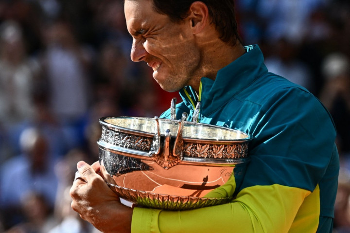 Rafael Nadal juara French Open 2022 usai mengalahkan Casper Ruud dalam pertarungan tiga set, 6-3, 6-3, 6-0.