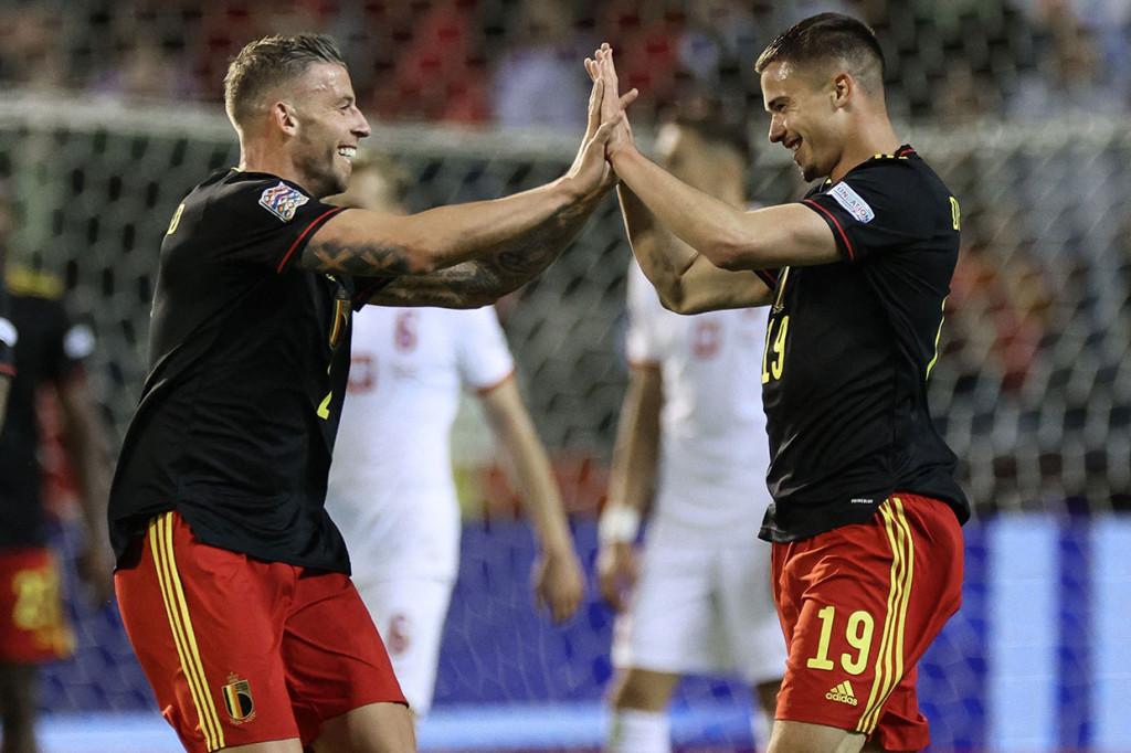Unggul dua gol, Belgia berada di atas angin dan dalam kurun waktu 14 menit, mereka mampu menambah tiga gol melalui Trossard, Leander Dendoncker serta Lois Openda.
