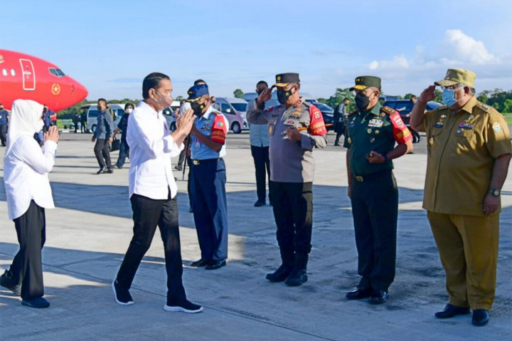 Presiden Jokowi dijadwalkan menghadiri sekaligus membuka Pertemuan Puncak Gugus Tugas Reforma Agraria (GTRA Summit) 2022, di Marina Togo Mowondu, Wakatobi.