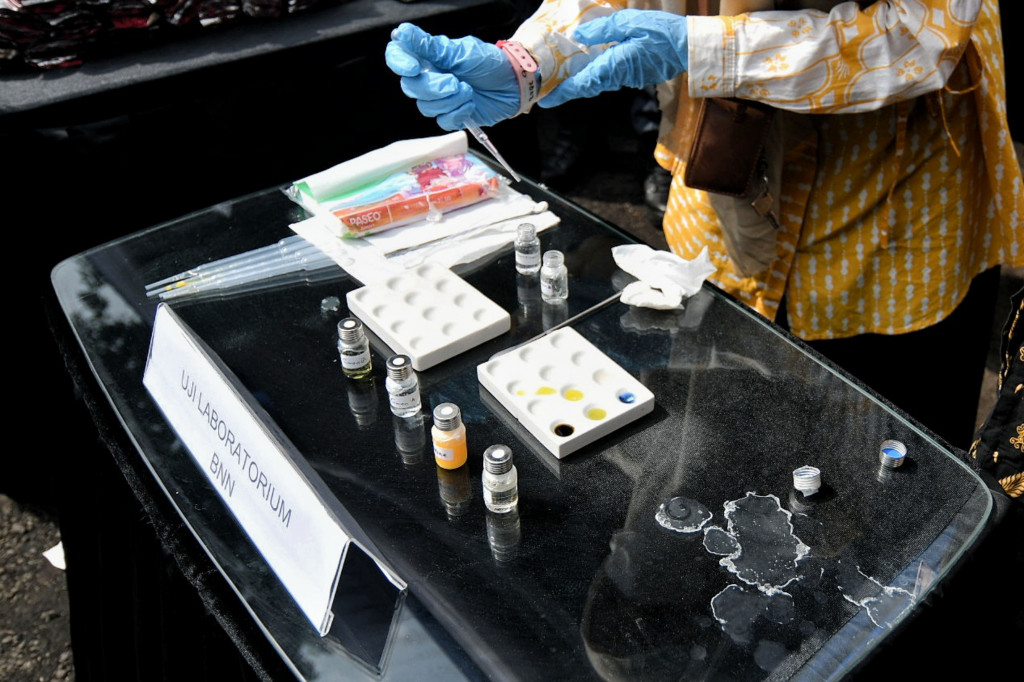 Dalam rilis tersebut, BNN turut melakukan uji coba kandungan narkotika. Barang bukti narkotika yang dimusnahkan ini merupakan hasil pengungkapan dari enam kasus tindak pidana narkotika pada bulan Maret-Mei 2022 dengan jumlah tersangka 13 orang. 