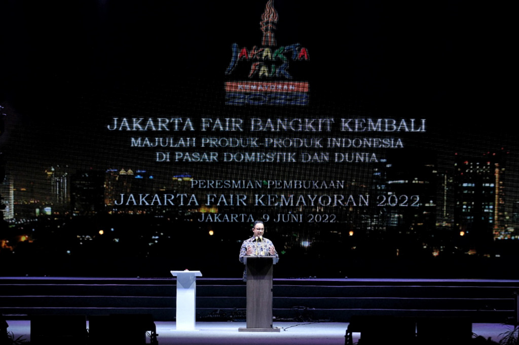 Anies mengungkapkan Jakarta Fair telah digelar sebanyak 53 kali secara berturut-turut setiap tahunnya, kecuali pada tahun 2020-2021. 
