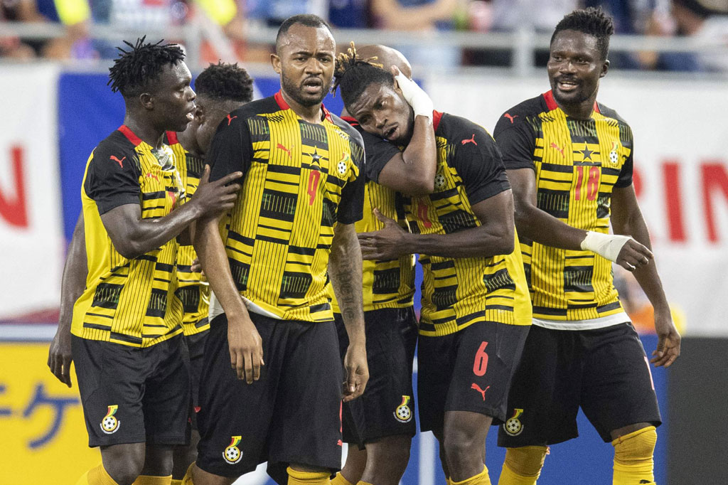 Ghana mampu menyamakan kedudukan pada menit ke-44 setelah Christopher Antwi-Adjei memanfaatkan kesalahan umpan Yamane dan mengirimkan bola yang diselesaikan sempurna oleh Jordan Ayew.