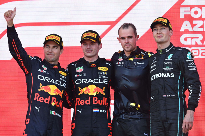 Juara dunia bertahan ini diikuti oleh sang tandem, Sergio Perez, di posisi kedua, dan pembalap Mercedes AMG Petronas, George Russell, di posisi ketiga.