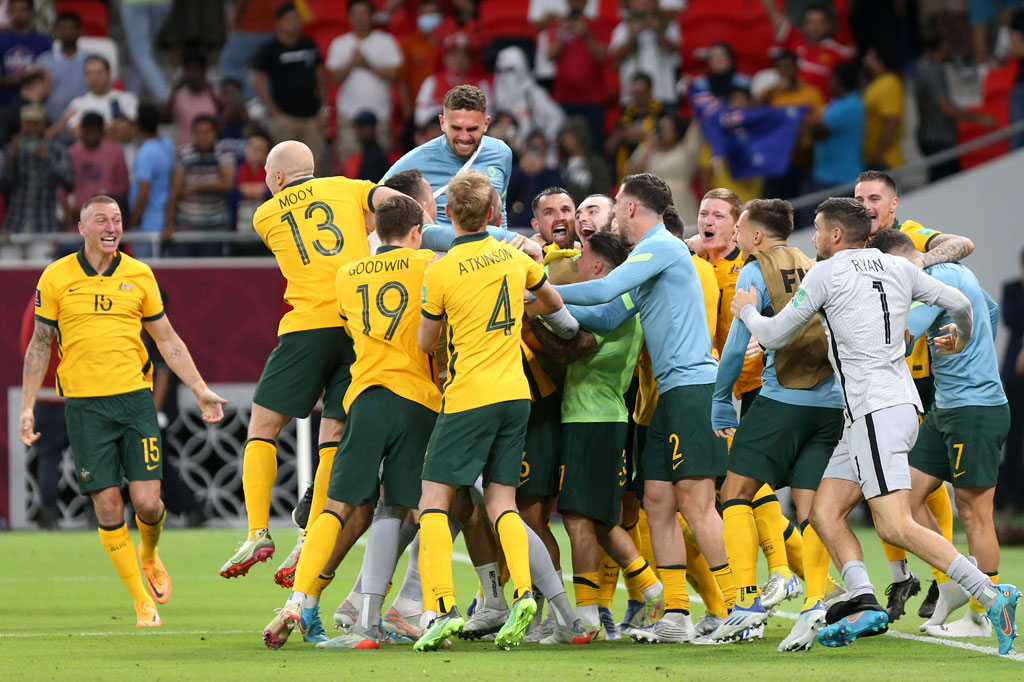 Keberhasilan Redmayne tersebut sontak disambut suka-cita penggawa Socceroos.