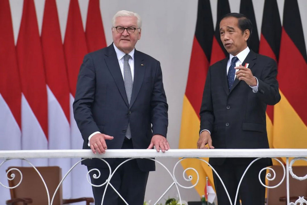 Kunjungan kenegaraan Presiden Jerman tersebut berlangsung dalam rangka peringatan 70 tahun hubungan diplomatik Indonesia-Jerman yang terbentuk sejak 1952. 