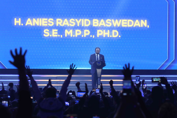 Hal itu dibacakan oleh Ketua Umum DPP Partai NasDem Surya Paloh saat penutupan Rakernas di Jakarta Convention Center (JCC) Senayan, Jakarta, Jumat, 17 Juni 2022 malam.
