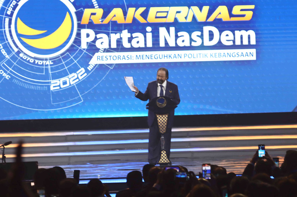 Surya Paloh pun akan segera menetapkan satu bakal capres yang diusung oleh NasDem.