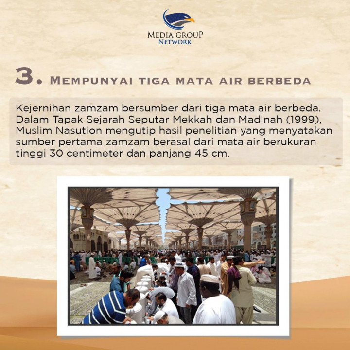 Lima Fakta Unik Air Zamzam