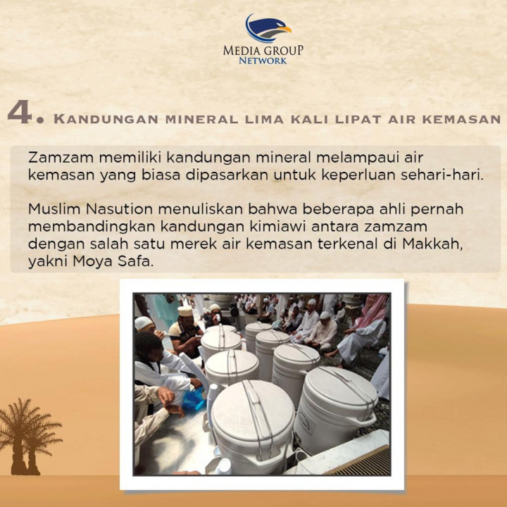 Lima Fakta Unik Air Zamzam