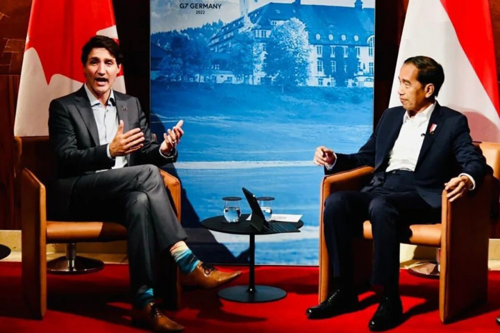 Hal tersebut disampaikannya saat melakukan pertemuan bilateral dengan Perdana Menteri Kanada Justin Trudeau di sela-sela KTT G7 di Elmau, Senin, 27 Juni 2022.