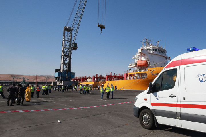 Sedikitnya 12 orang meninggal dan 251 terluka dalam kebocoran gas klorin dari tangki penyimpanan di pelabuhan Aqaba Yordania, Senin, 27 Juni 2022 waktu setempat.