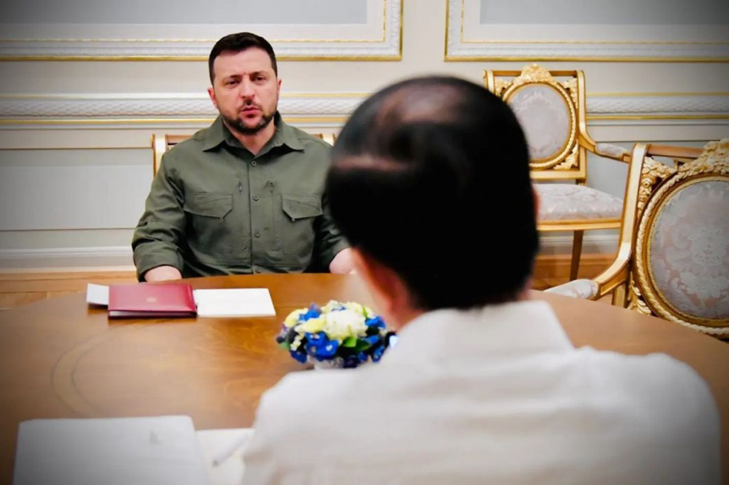 Setelah dari Ukraina, Jokowi dilaporkan akan bertolak ke Rusia untuk bertemu Presiden Vladimir Putin pada 30 Juni.