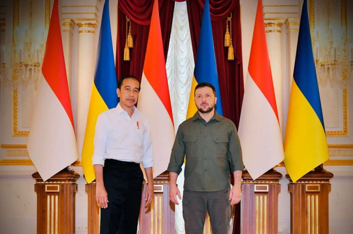 Berdasarkan siaran pers Sekretariat Presiden, setelah penyambutan, kedua pemimpin negara tersebut masuk ke dalam Istana untuk melakukan sesi foto bersama. 