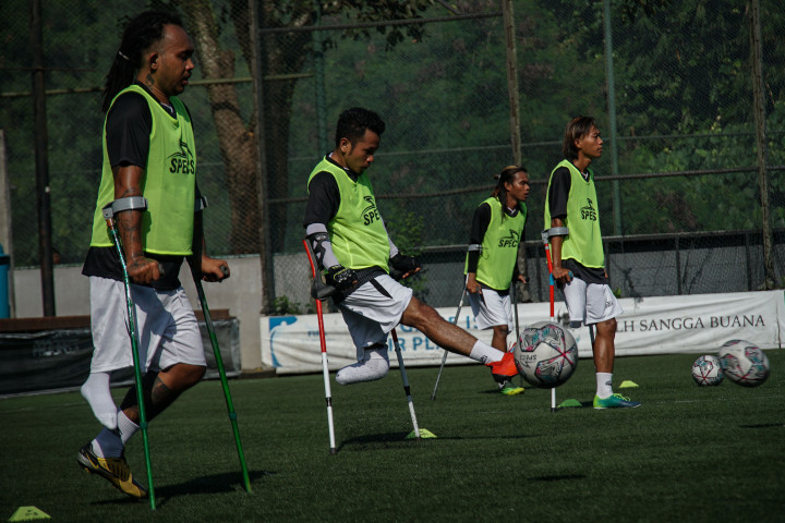 Latihan tersebut sebagai persiapan Timnas Amputasi Indonesia yang akan berlaga di Piala Dunia Sepakbola Amputasi atau World Amputee Football Federation (WAFF) World Cup 2022 di Turki pada akhir September hingga Oktober 2022 mendatang. 