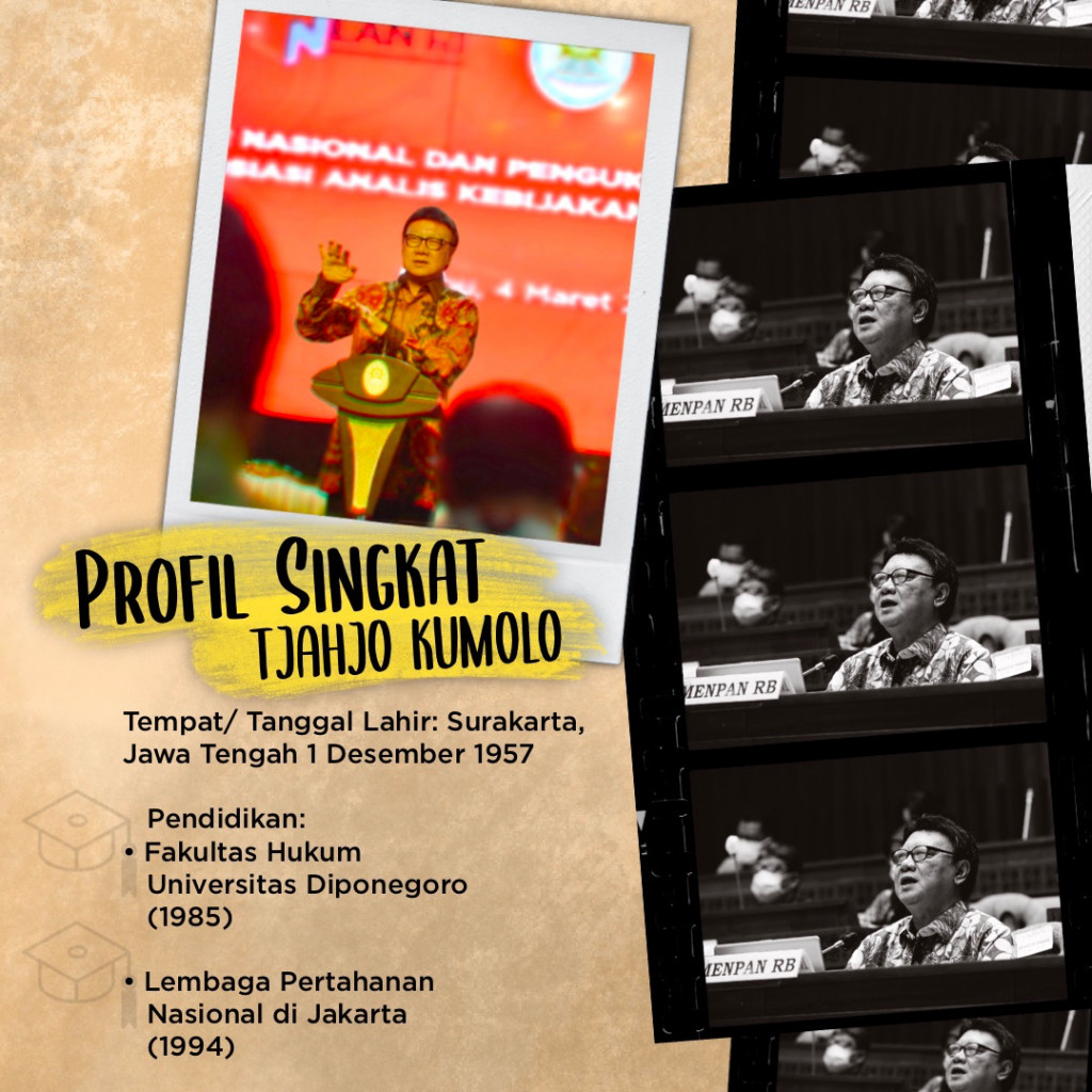 Profil dan Karier Politik Menpan RB Tjahjo Kumolo
