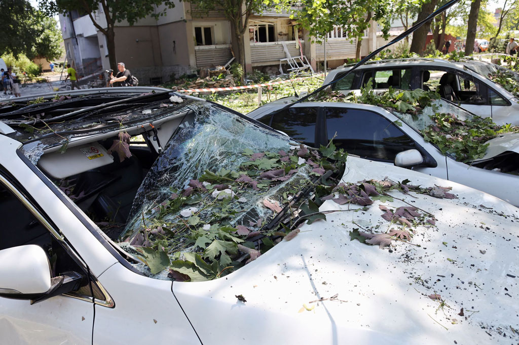 Dia mengatakan Rusia telah menggunakan rudal Kh-22 era Soviet, yang semuanya datang dari arah Laut Hitam.  