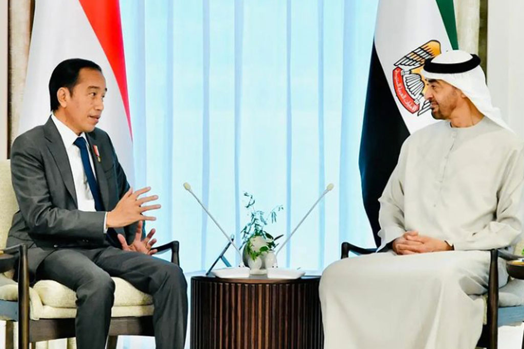 Dalam sambutan pengantarnya, Presiden mengapresiasi Presiden MBZ atas hubungan persahabatan antara Indonesia dan PEA yang terus meningkat di tengah situasi penuh tantangan sekarang ini.