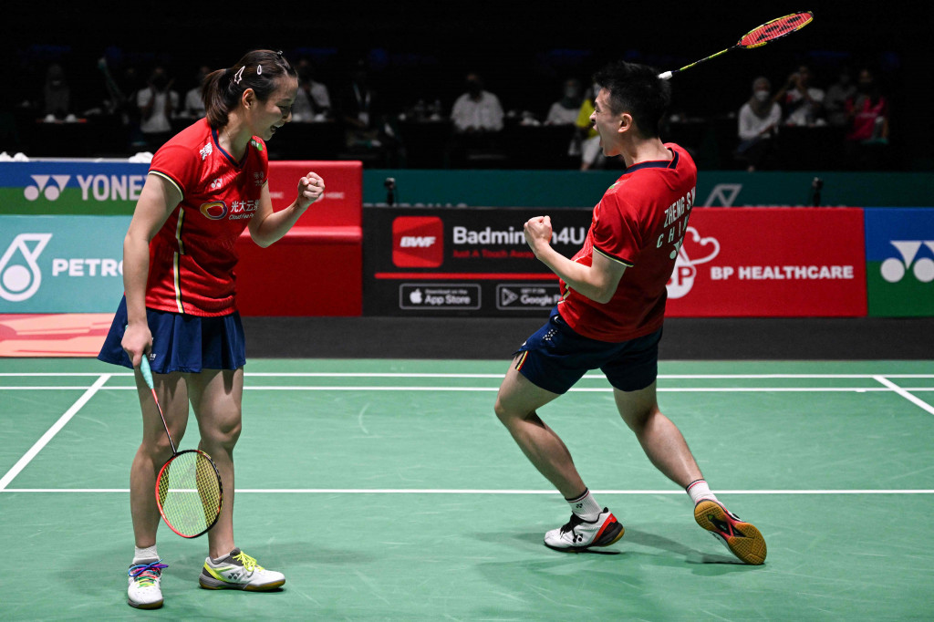 Ganda campuran Tiongkok, Zheng Si Wei/Huang Ya Qiong keluar sebagai juara Malaysia Open 2022.