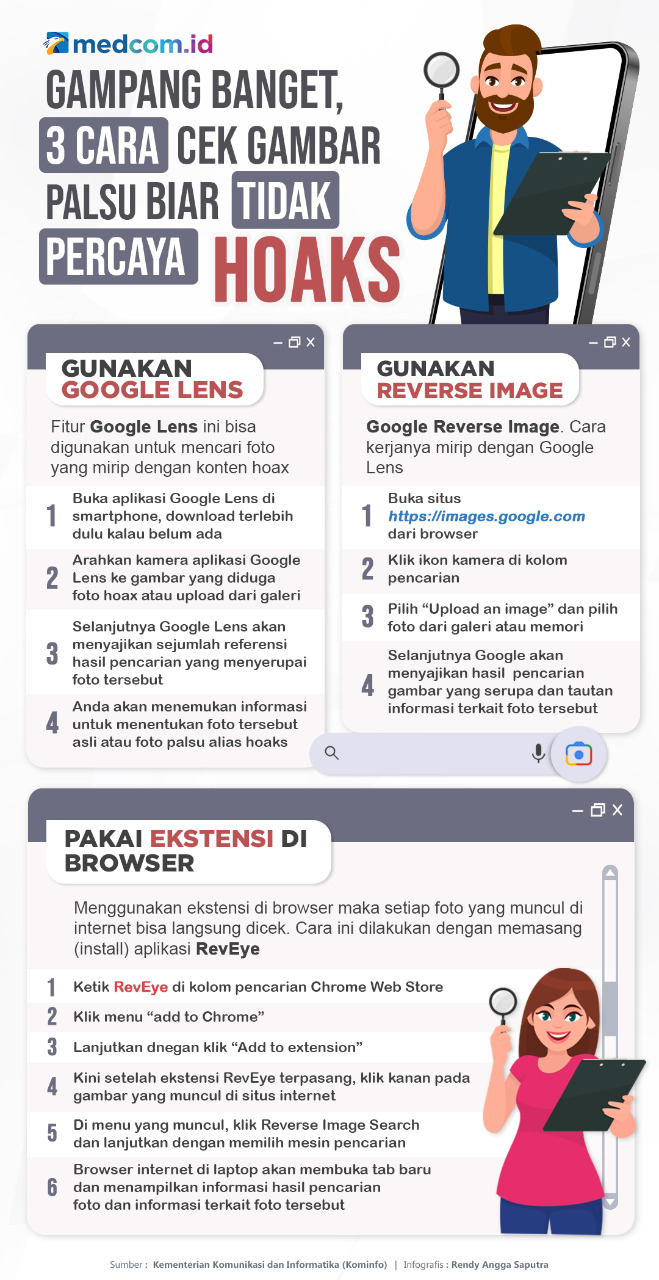 Gampang Banget, 3 Cara Cek Gambar Palsu Biar Tidak Percaya Hoaks