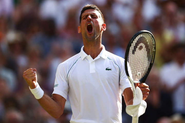 Bagi petenis Serbia tersebut, ini merupakan final kedelapan Wimbledon sekaligus rekor final Grand Slam yang ke-32.
