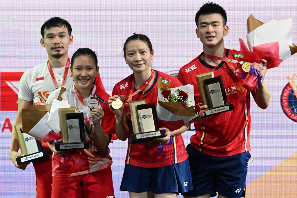 Ganda campuran Indonesia Rinov Rivaldy/Pitha Haningtyas Mentari harus puas menjadi runner up Malaysia Masters 2022. Mereka harus mengakui keunggulan pasangan Tiongkok, Zheng Si Wei/Huang Ya Qiong.