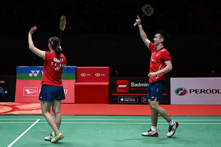 Berlaga di Axiata Arena, Kuala Lumpur, Minggu, 10 Juli 2022, Rinov/Pitha menyerah dua gim langsung 17-21, 12-21 dalam duel berdurasi 32 menit.