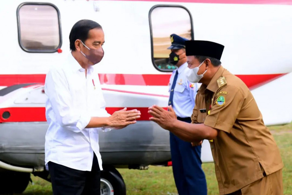 Selanjutnya, Jokowi akan beranjak menuju Balai Besar Penelitian Tanaman Padi (BBPadi).