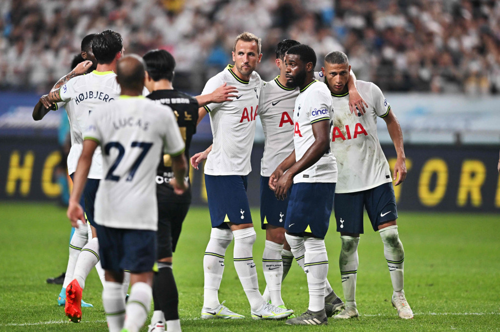 Tottenham Hotspur menggilas K-League All Stars lewat drama sembilan gol di Korea Selatan.