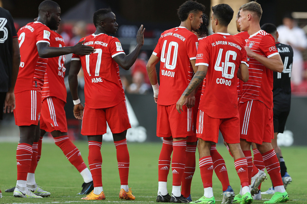 Bayern Muenchen berhasil meraih kemenangan telak dalam laga pramusim kontra klub Major League Soccer (MLS) DC United.