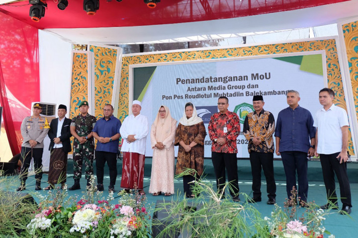 Pihaknya berharap ilmu yang didapat dari Media Group dapat disalurkan kepada para santri. 