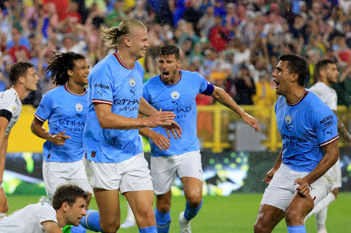 Haaland mencetak gol pada menit ke-12 setelah menerima umpan tarik dari Jack Grealish. Pemain asal Norwegia itu sempat kembali membobol gawang Bayern pada menit ke-40, namun gol dianulir setelah Bernando Silva dianggap offside sebelum memberi umpan.