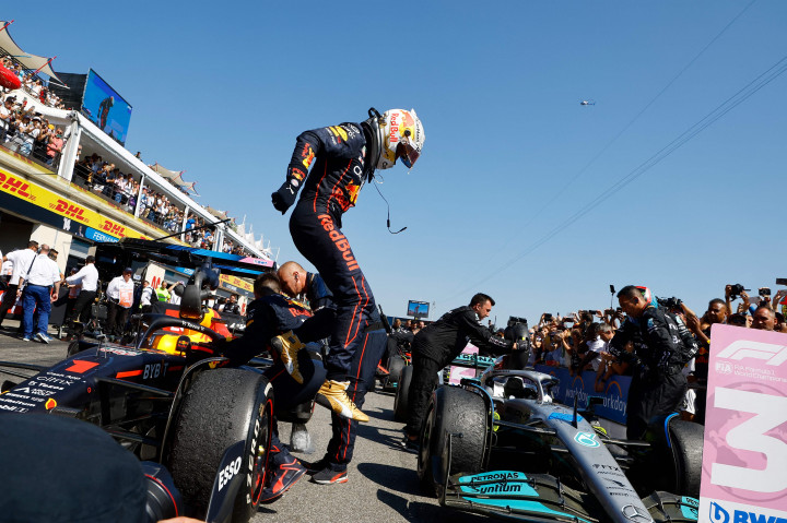 Verstappen merebut kemenangan ketujuh dari 12 balapan di Formula 1 2022 sejauh ini.