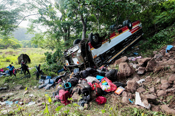Kecelakaan lalu lintas di Nikaragua utara telah menewaskan 16 orang, termasuk 13 warga Venezuela yang diyakini sebagai migran.