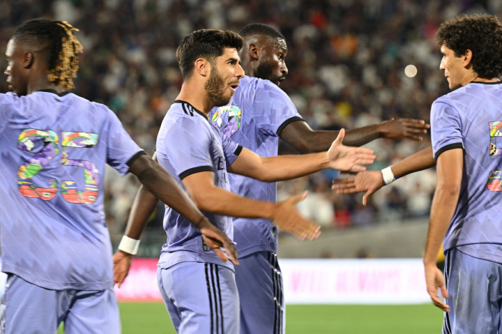 Real Madrid sukses mengalahkan Juventus dengan skor 2-0 dalam partai uji coba pramusim yang digelar di Rose Bowl Stadium, Pasadena, Minggu, 31 Juli 2022, pagi WIB.