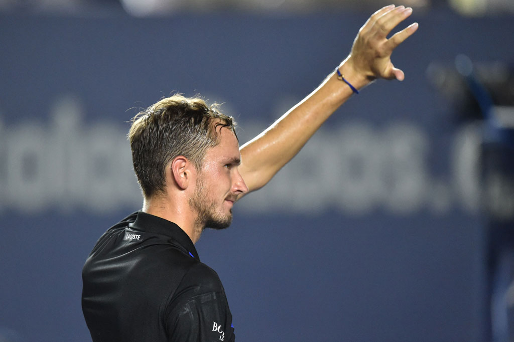 Petenis nomor satu dunia Daniil Medvedev  melaju ke final  ATP di Los Cabos, Meksiko, Jumat, 5 Agustus 2022 waktu setempat.