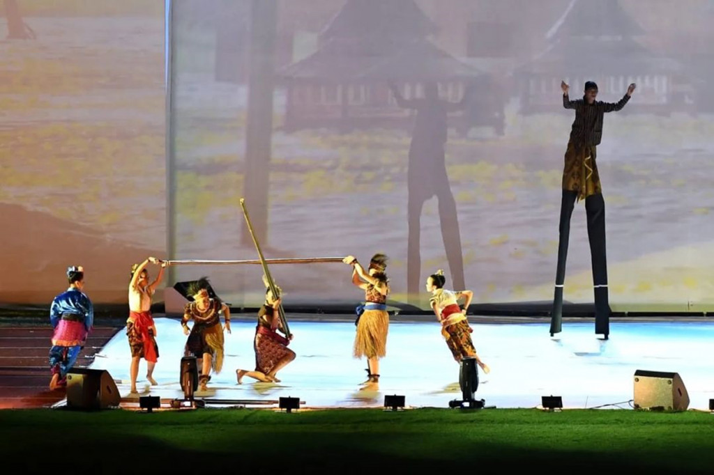 Tokoh Hanoman ini sebagai bentuk kolaborasi diskusi dengan tuan rumah ASEAN Para Games 2024, yakni Kamboja.