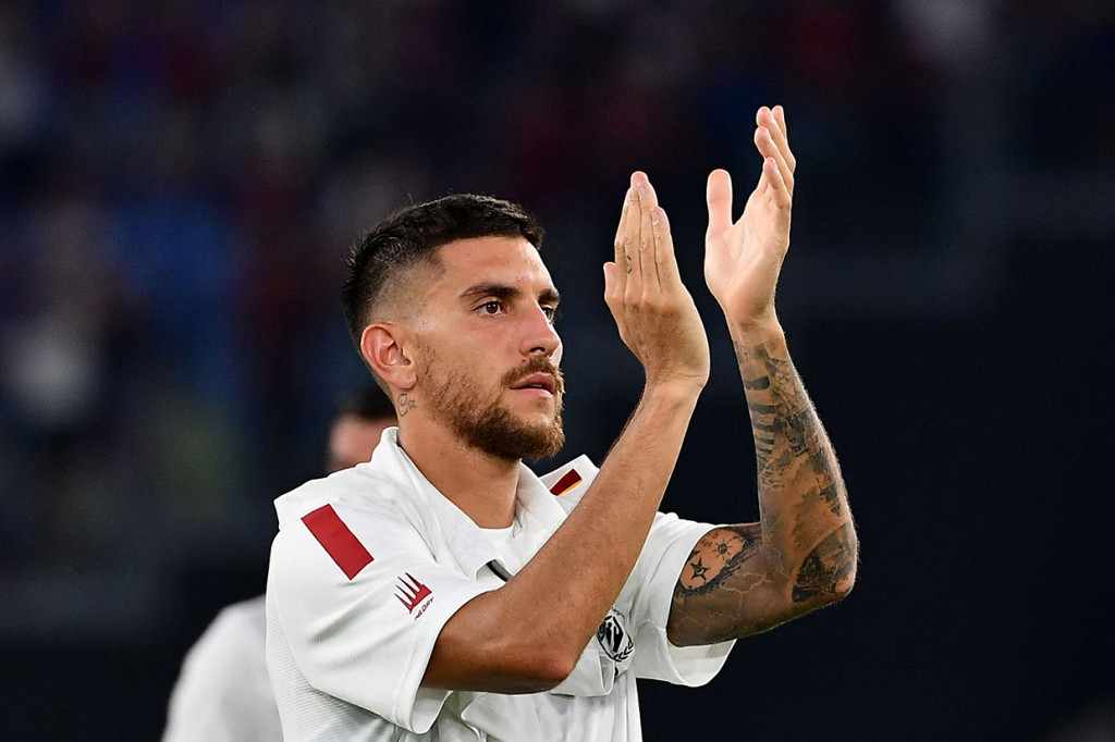 Roma membuka keunggulan pada menit ke-19 lewat Lorenzo Pellegrini.