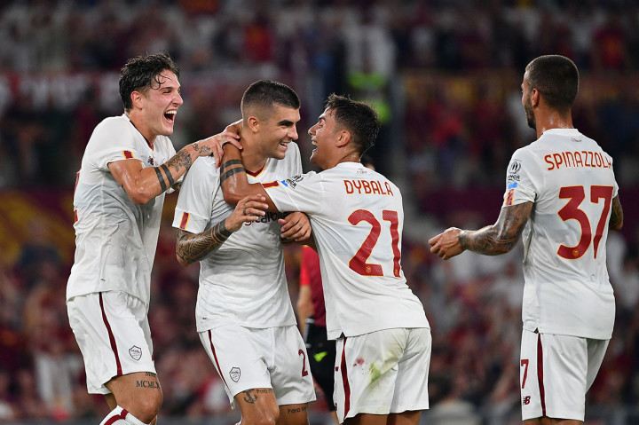 Gianluca Mancini menggandakan keunggulan Roma pada menit ke-41. Bek Roma itu menuntaskan umpan tarik dari Abraham dengan sepakan kaki kanan. Roma menutup babak pertama dengan keunggulan 3-0. Gol bunuh diri Yukhym Konoplyanka di injury time membuat Roma menjauh.