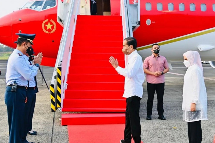 Jokowi dijadwalkan akan meresmikan Terminal Kijing Pelabuhan Pontianak hingga RSUD dr Soedarso.