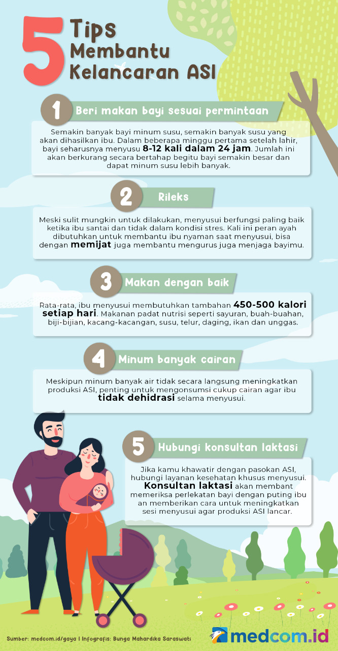 5 Cara Membantu Kelancaran ASI