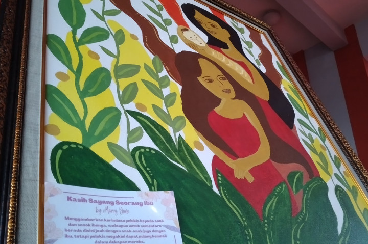 Lukisan karya terpidana mati kasus narkotika, Mary Jane.