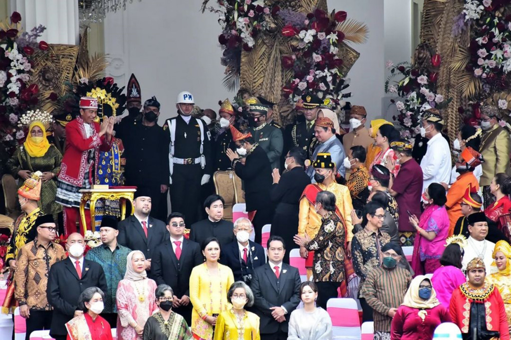 Upacara HUT RI di Istana tahun ini merupakan yang pertama kali mengundang masyarakat secara langsung sejak pandemi Covid-19.