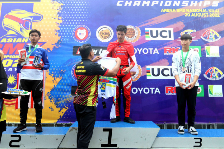 Raiden yang merupakan atlet binaan Media Group, menjadi Juara BMX Asia di ajang yang diikuti ratusan rider dari enam negara yaitu Indonesia, Jepang, Korea, Thailand, Singapura, dan tuan rumah Malaysia. 