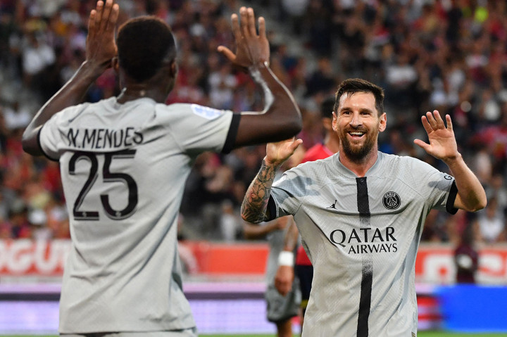 Gol lainnya dicetak oleh Lionel Messi (27'), Achraf Hakimi (39') dan Neymar (43', 52').