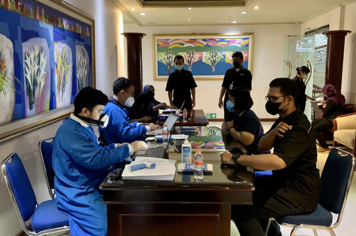 Media Group Network kembali menggelar vaksinasi influenza khusus untuk karyawan. Hal ini sebagai bentuk proteksi di tengah wabah virus korona (Covid-19).