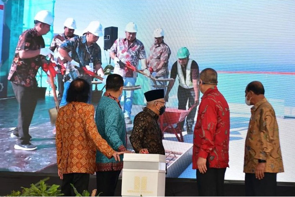 Dalam sambutannya, Wapres menyatakan Menara Syariah PIK2 dibangun atas tujuan mulia. Dia berharap Pusat Keuangan Syariah Internasional PIK2 dapat menjadi pusat keuangan syariah terbesar di Asia Tenggara.