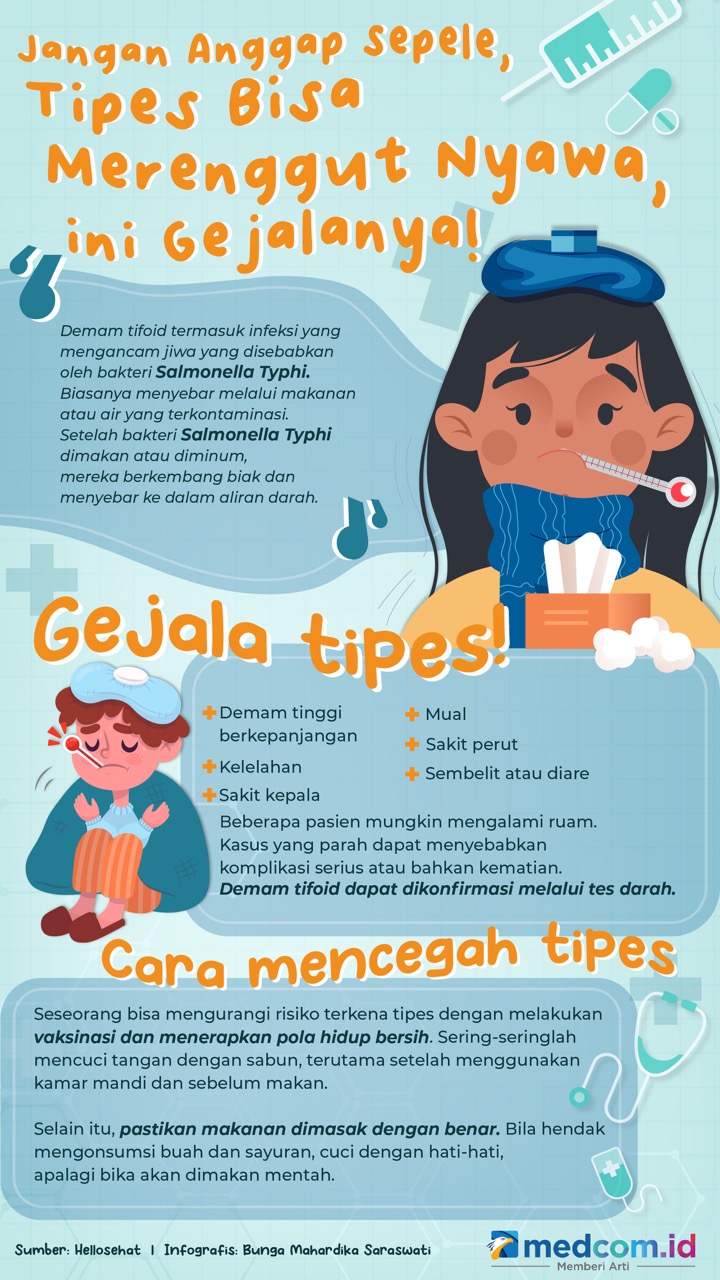 Tipes Bisa Merenggut Nyawa, Ini Gejalanya!