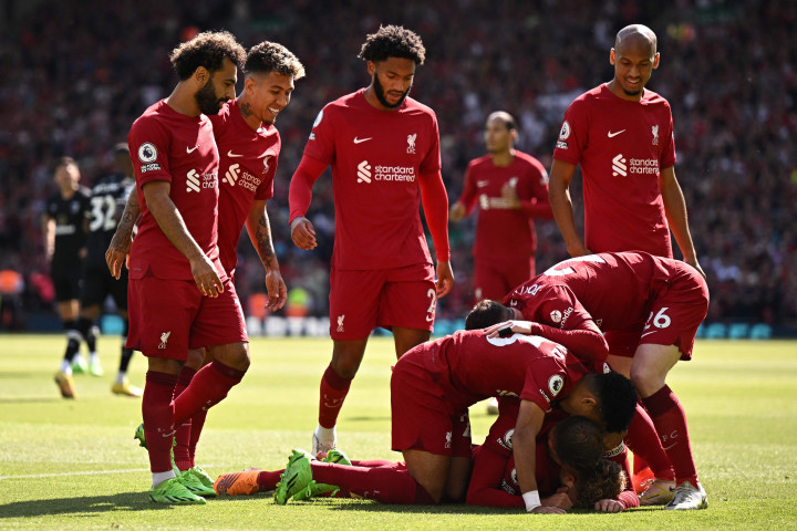 Liverpool berpesta gol ketika mengalahkan klub promosi, Bournemouth, pada pekan keempat Premier League, kasta tertinggi Liga Inggris, musim 2022-2023.
