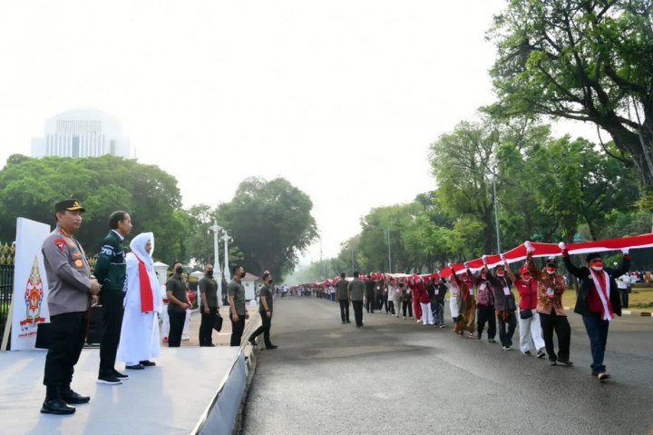 Presiden Joko Widodo melepas kegiatan
