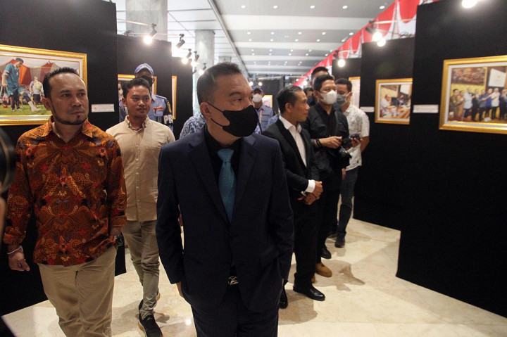 Pameran foto ini menjadi bentuk apresiasi DPR terhadap karya-karya jurnalistik dari wartawan foto yang melaksanakan tugas di parlemen.